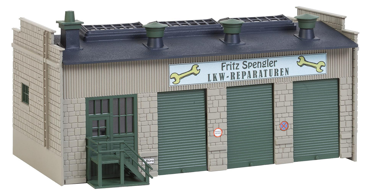 FALLER 131385 Fábrica de manutenção de caminhões 1:87 HO