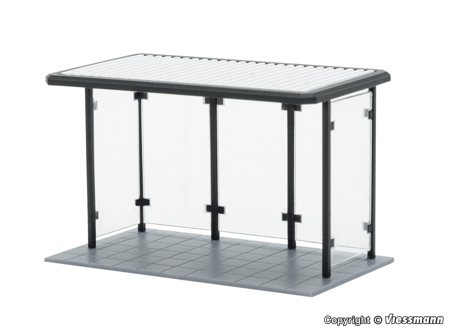 kibri 38179 H0 Bus stop with flat roof 1:87