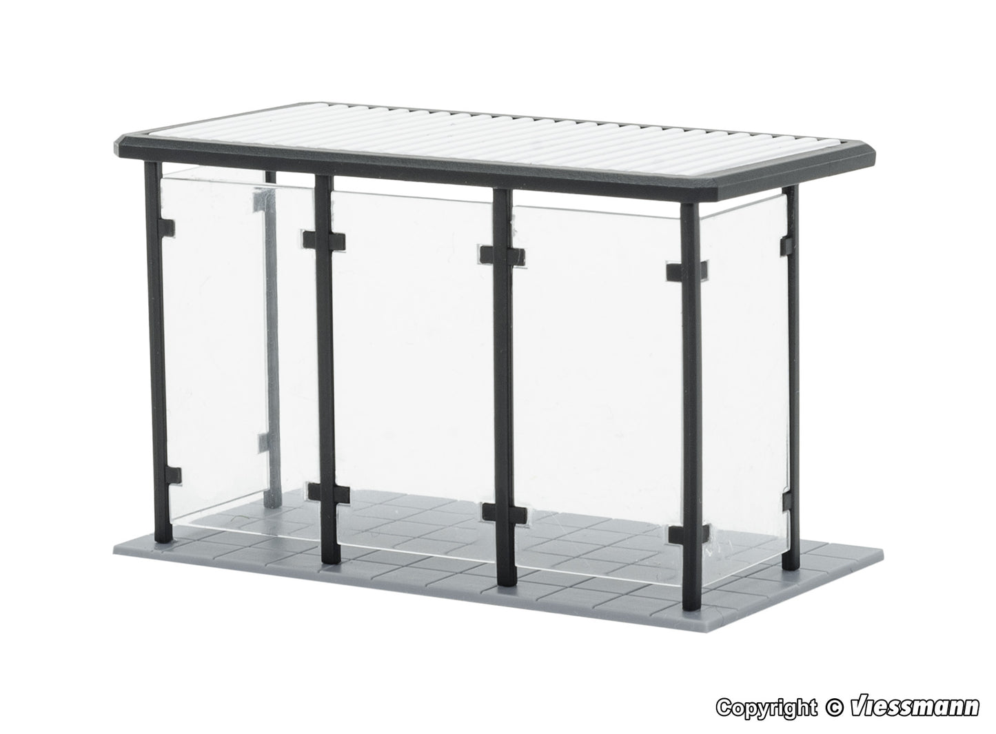 kibri 38179 H0 Bus stop with flat roof 1:87