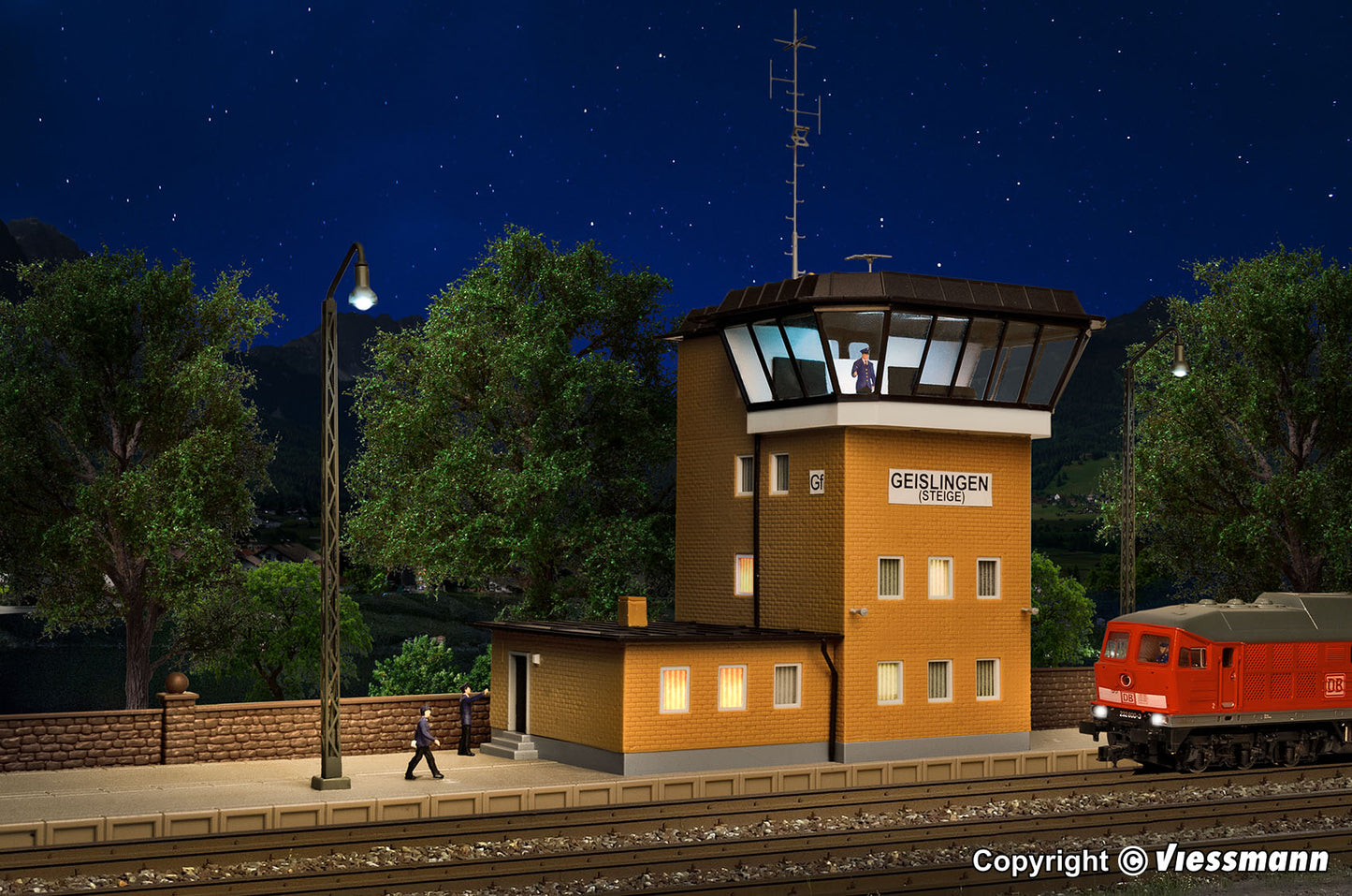 kibri 39317 H0 Torre de sinalização Geislingen 1:87