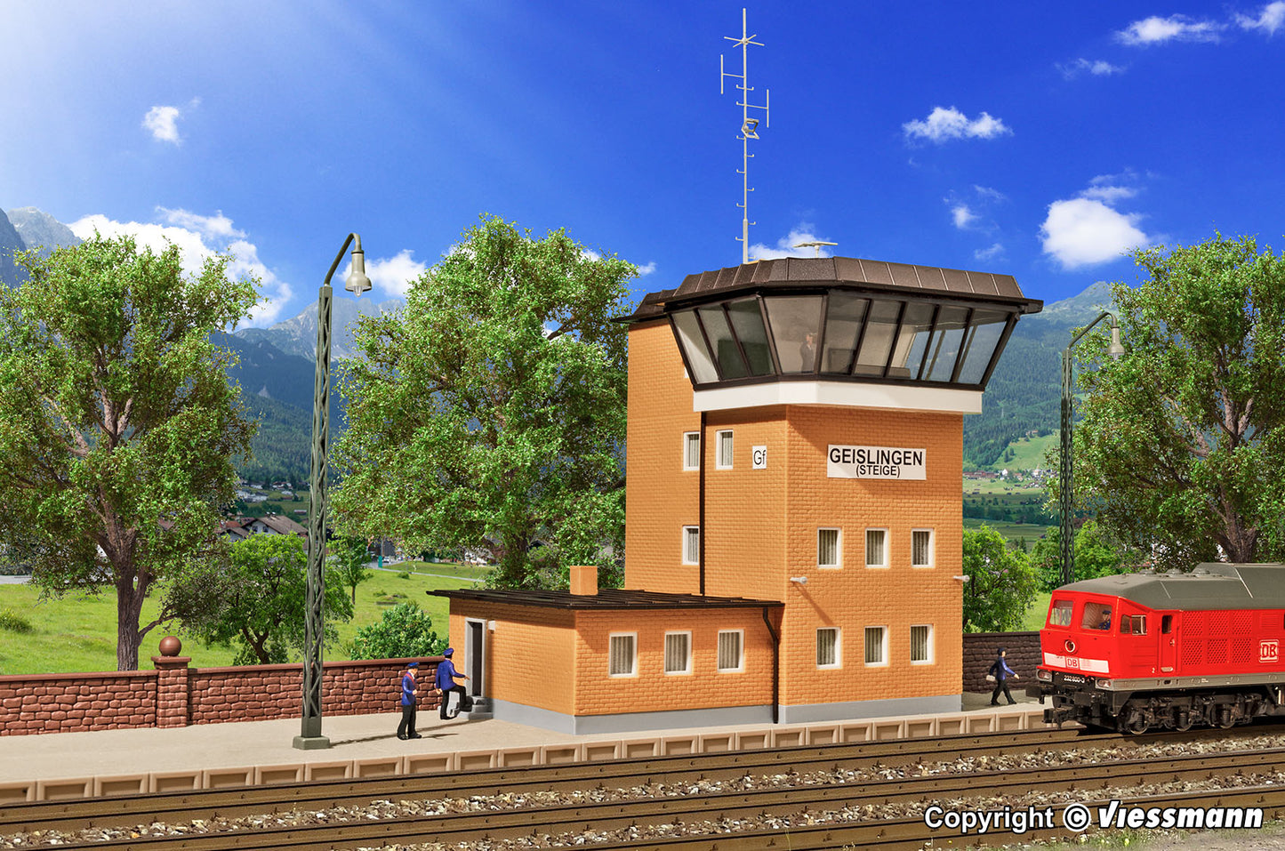 kibri 39317 H0 Torre de sinalização Geislingen 1:87
