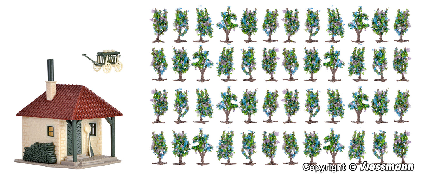 Vollmer 45129 Gauge H0 vineyard house with vines 1:87