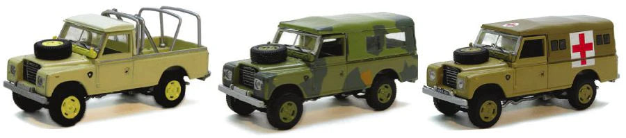 Cararama Land Rover Conjunto de 3 peças - Escala 1:72 Código do produto: 713PND011