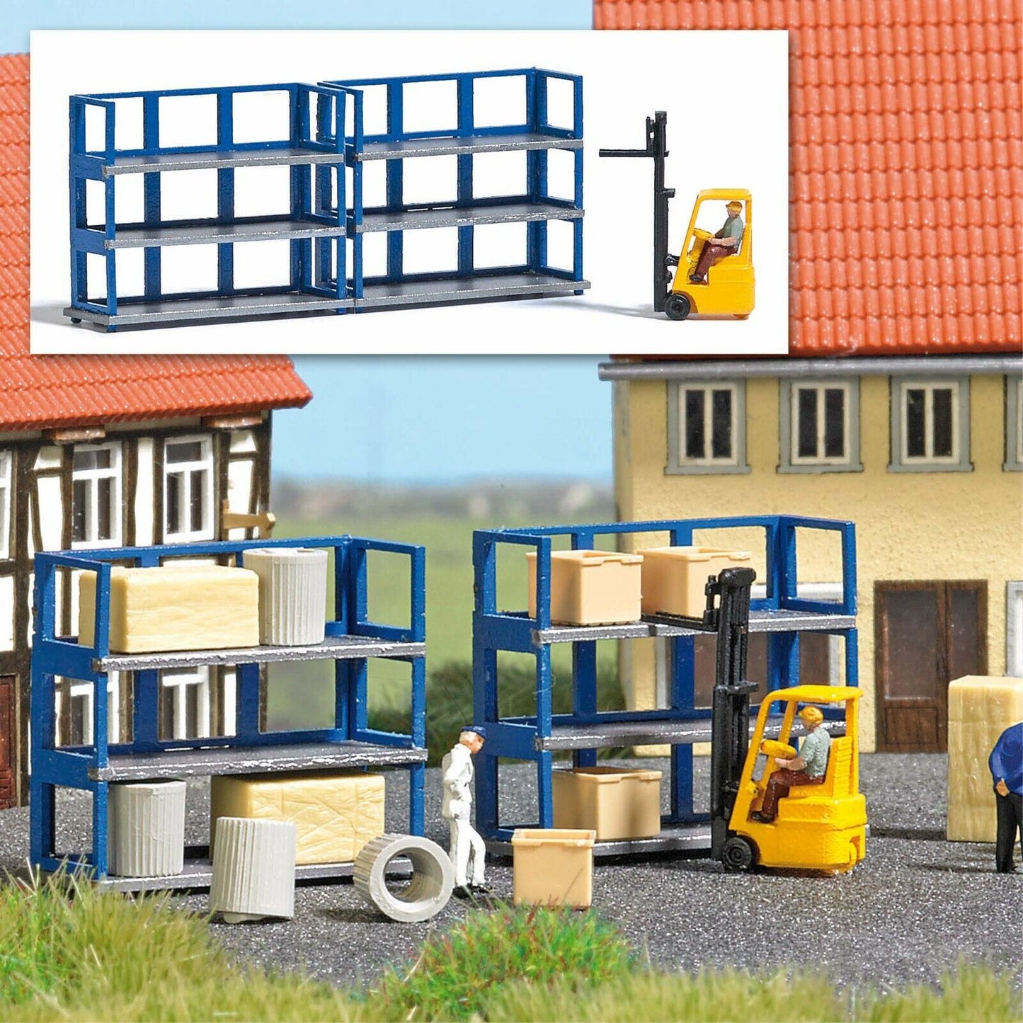 Busch 8280 Forklift truck with driver spur n scale 1:160
