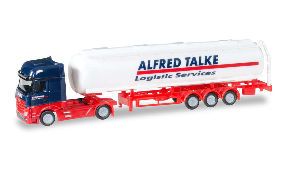 HERPA 66488 MERCEDES-BENZ ACTROS GIGASPACE TANK-SATTELZUG "TALKE"1:160