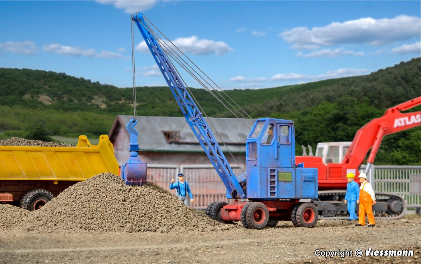 Kibri 11281 H0 FUCHS mobile excavator 301 1:87