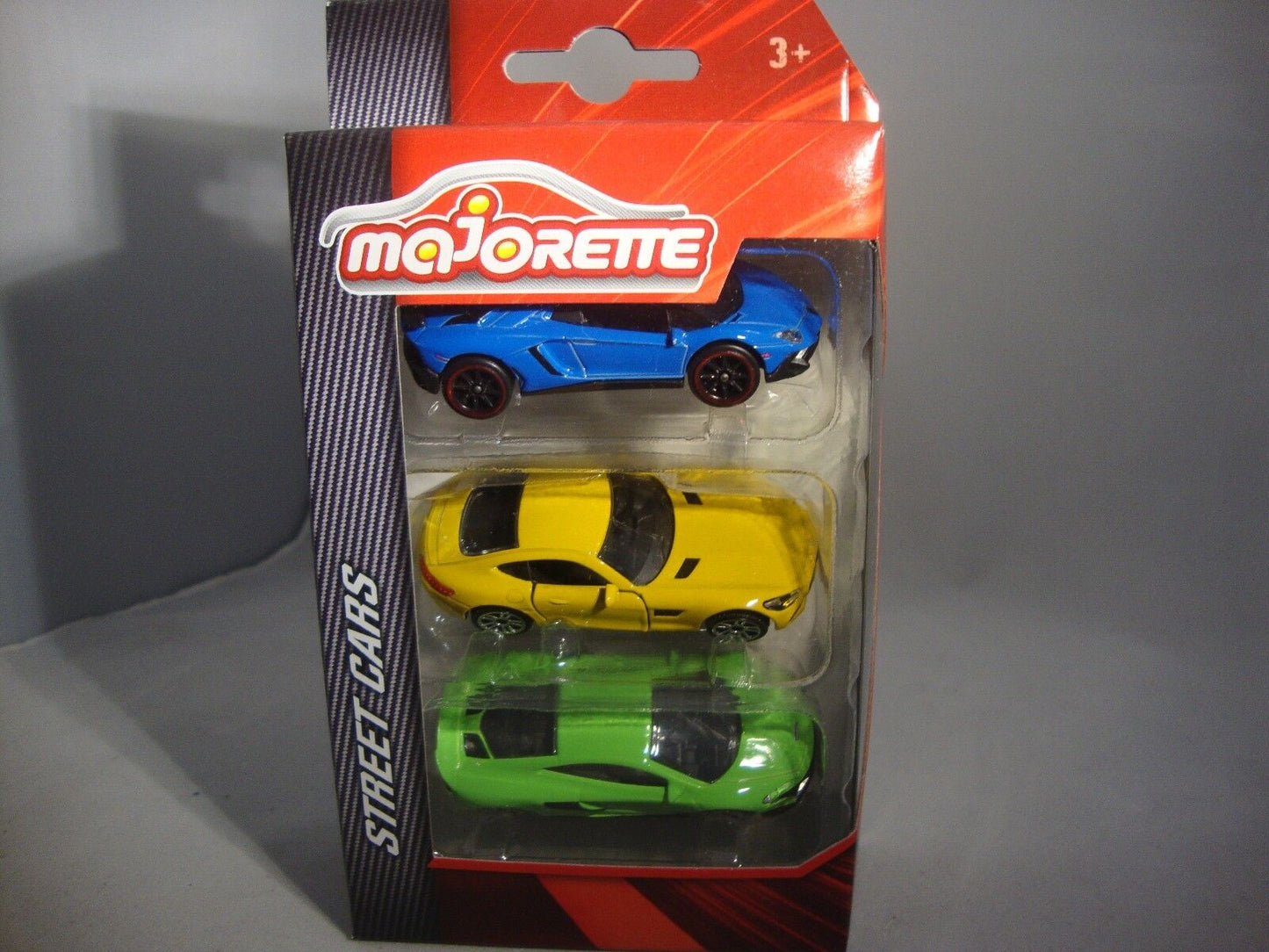 Majorette 20522700 1:64 3 inches scale 3 cars set great detail