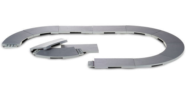 800280 Herpa City: street element (24 parts) 1:64