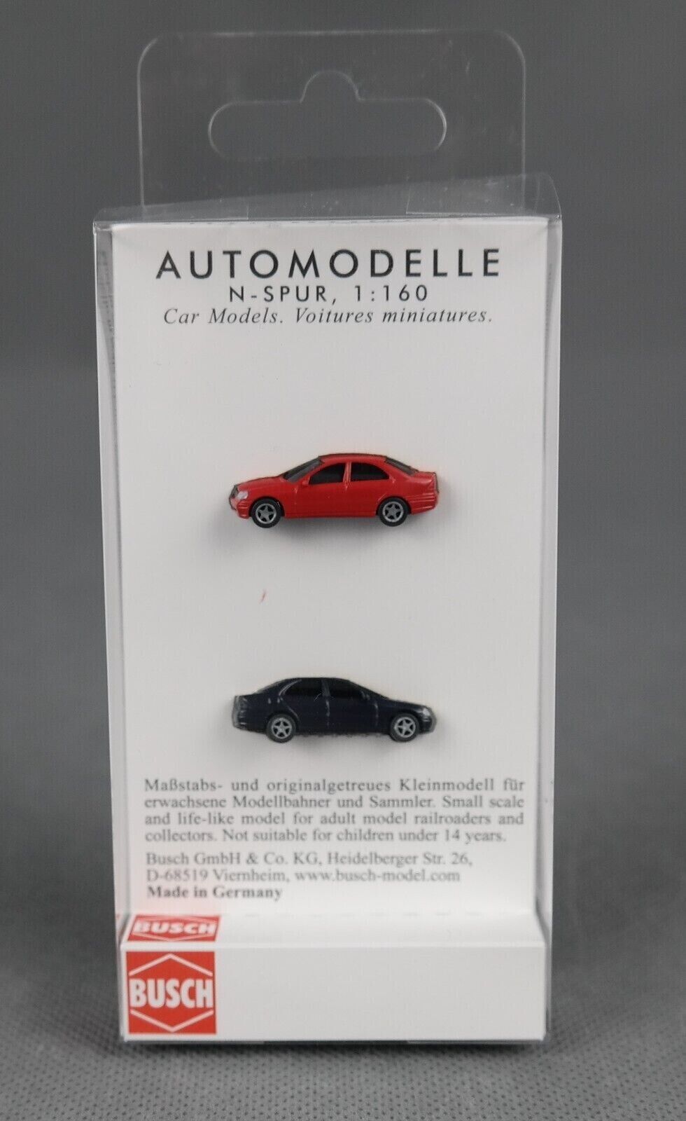 Busch - ref.8315 - 2 Mercedes clase C 1:160