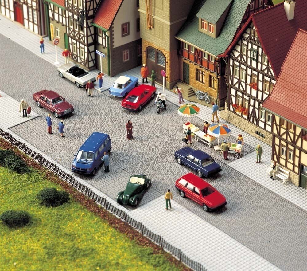 BUSCH 6032 Spur H0, Altstadt-Pflaster-Platz #NEU in OVP# 1 :87
