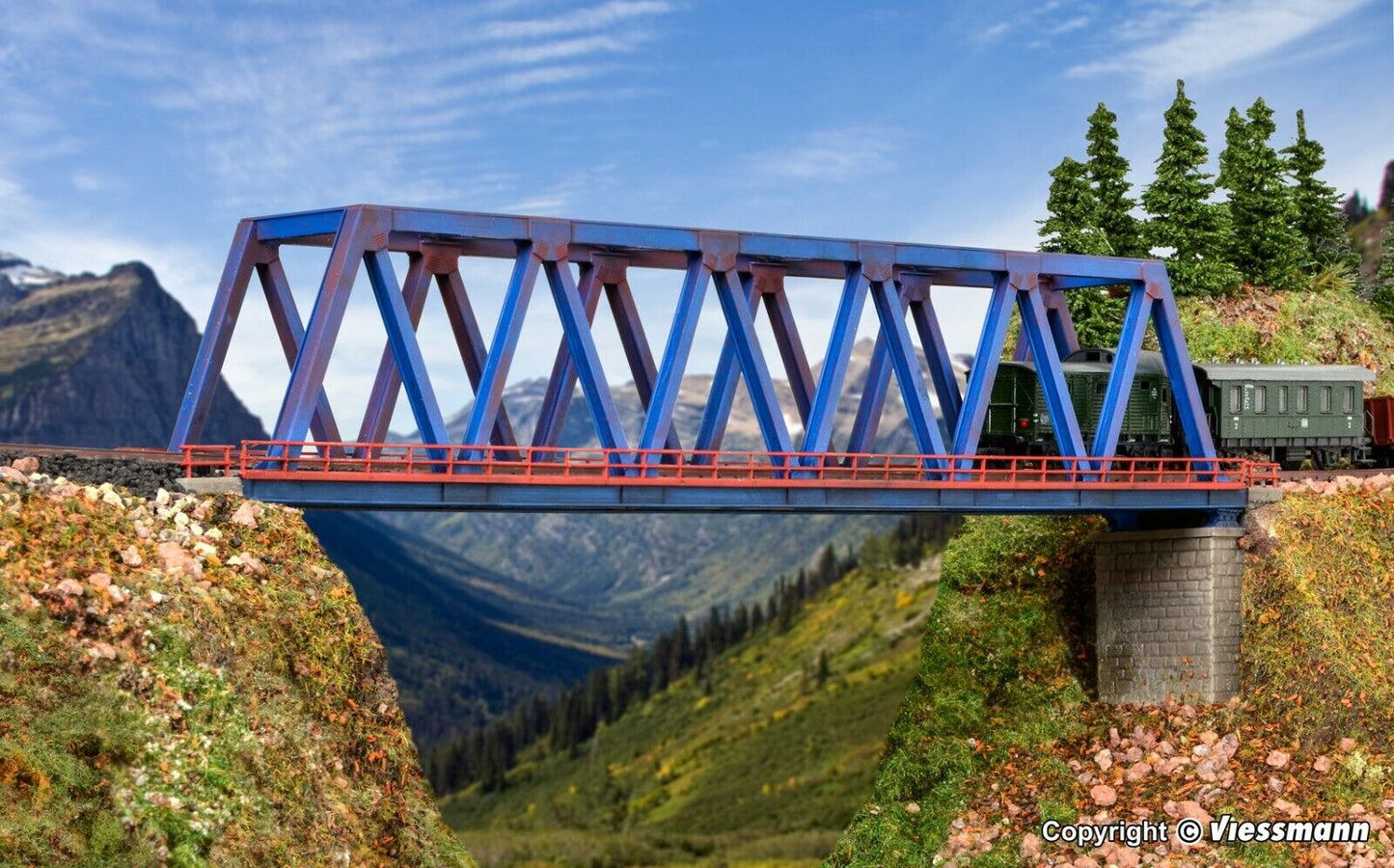 Kibri 37667 N/Z Murgtal bridge, single track 1:160