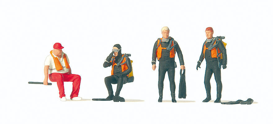 Preiser 10693 Divers 1:87 suberb detail