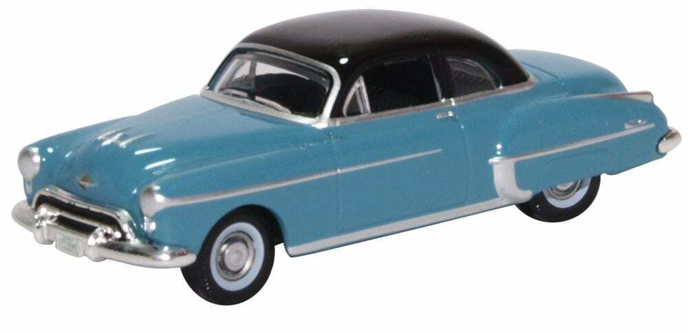 Oxford Diecast Oldsmobile Rocket 88 Coupe 1950 Crest Blue/black 87OR50002 1:87