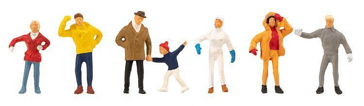 Faller 150956 Visitors to a Christmas fair1:87
