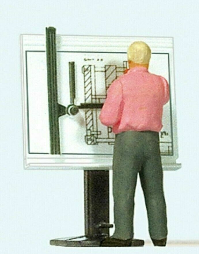 Preiser 28153 At the drawingboard 1:87