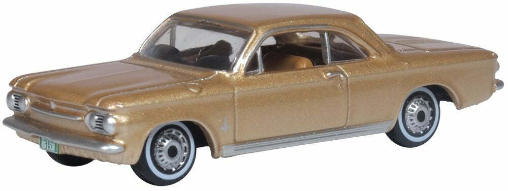 Oxford Saddle Tan Chevrolet Corvair Coupe 1963 Product Code: 87CH63003 1:87