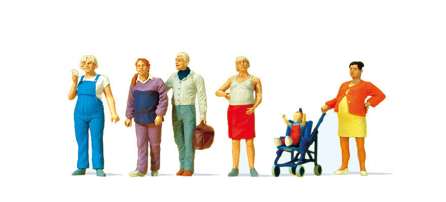 preiser 10550 Pregnant Women (6) Preiser 1:87