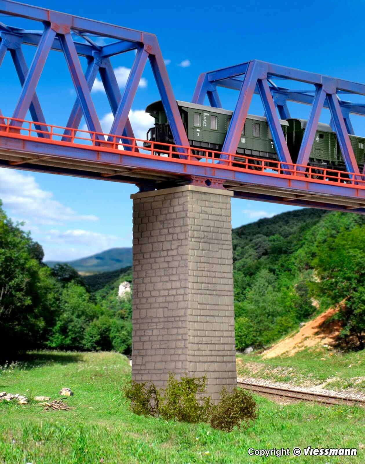 KIBRI 37673 N/Z Viaduct centre pillar 1:160 suberb detail