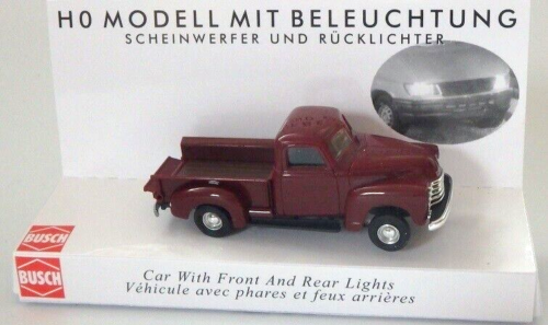Busch 5643 Gauge H0 Chevrolet Pick-up 1:87 whit light