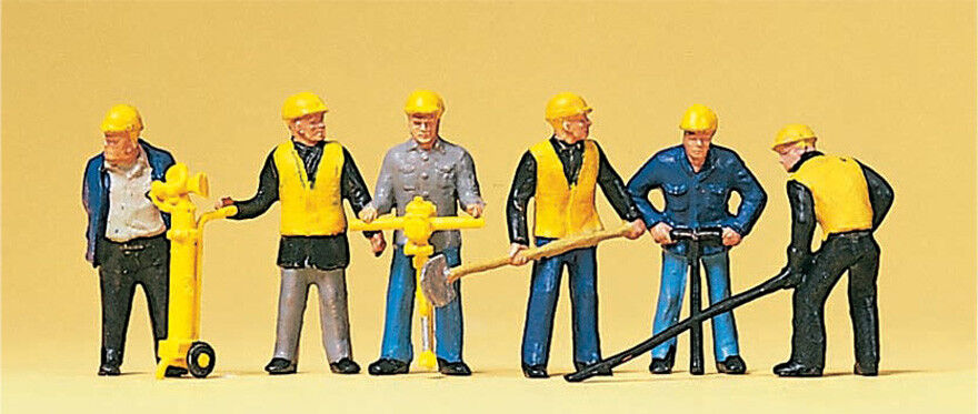 Preiser 10035 Track maintenance crew 1:87