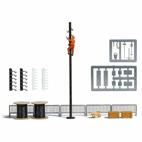 Busch 7837 A-Set: Pole climber 1:87