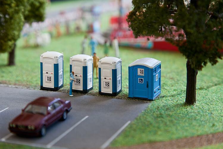 faller 180543 TOI TOI Portable toilets 1:87