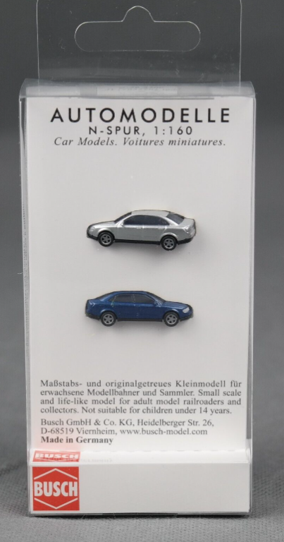 Busch 8340 -1/160/N - Vehicle Lot ""Audi A4"" 1:160