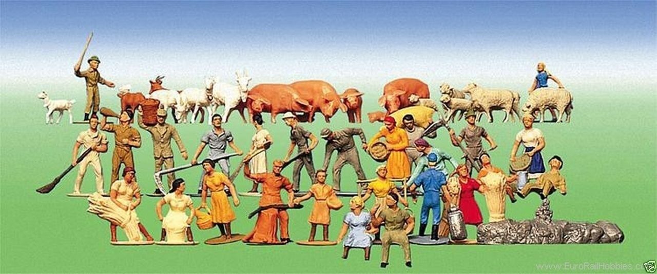 Faller HO 153004 Figur set farm 1:87 suberb detail