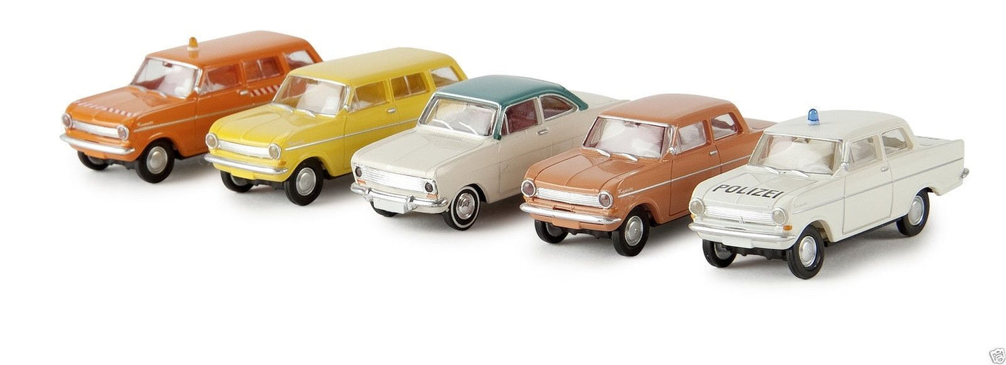 Brekina 90429 Set "Opel Kadett" mit 20306, 20328, 20359, 20310 und 20363 1:87