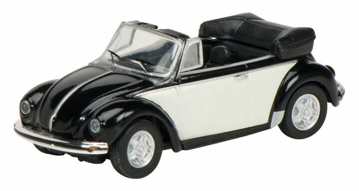 Schuco 26046 VW Cabrio schwarz-weiß 1:87