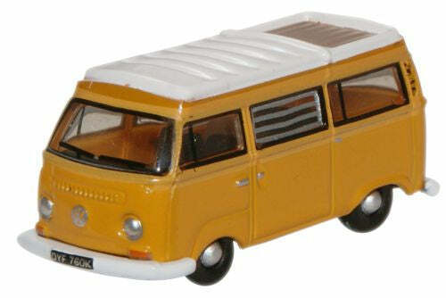 Oxford Diecast NVW008 Marino Yellow White VW Camper - 1:148 Scale n scale