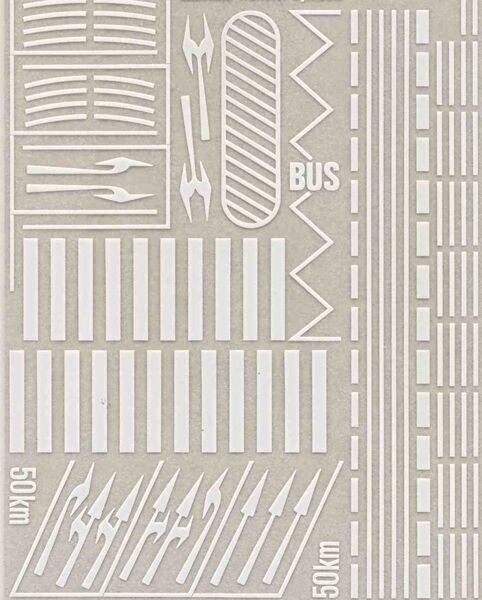 busch 7197 road markings spur n 1:160