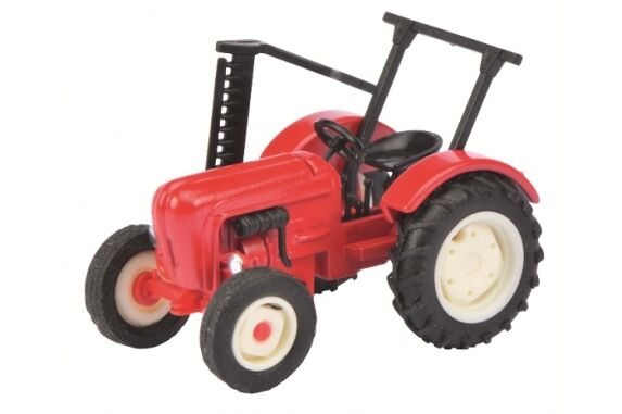 SCHUCO 26217 Porsche Diesel Junior with cutter bar and rollbar 1:87