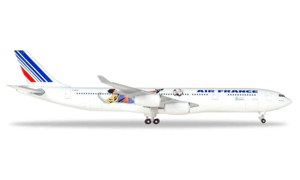 HERPA 531412 AIR FRANCE AIRBUS A340-300 - FRANCE 1998: BRAZIL / COLUMBIA 1:500