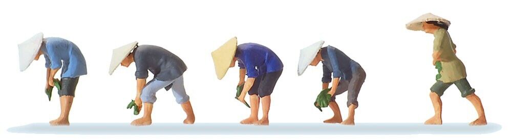 Preiser 10574 At the rice field (2) HO 1:87