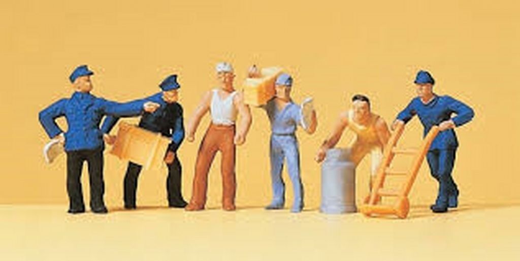 Preiser 14016 rail workers 1:87