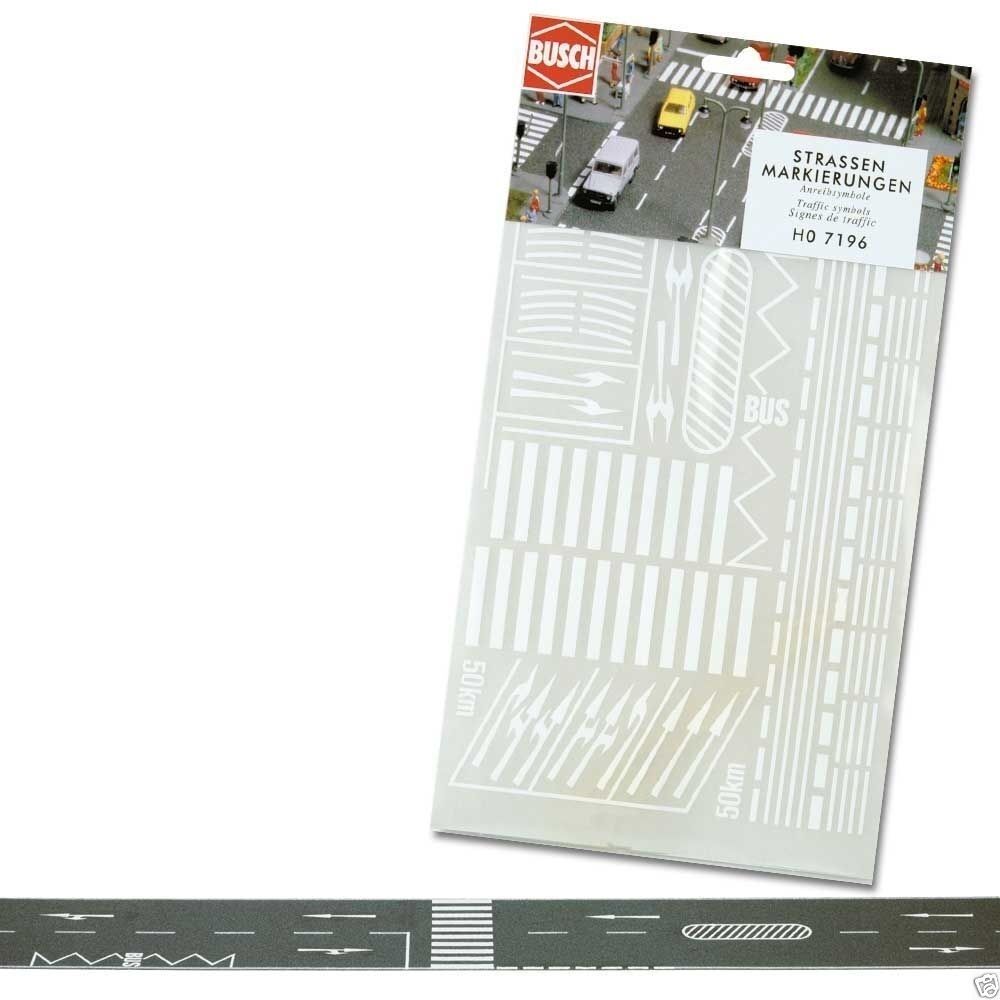 BUSCH 7196 Road Markings 1:87