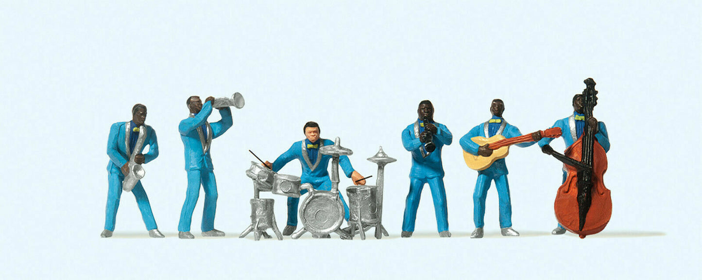 Preiser 10112 h0 figuras "jazz-Band" neu OVP 1:87