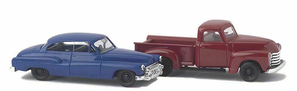 Busch 8320 1950 Chevrolet Pickup & 1950 Buick N Scale 1:160 spur n scale