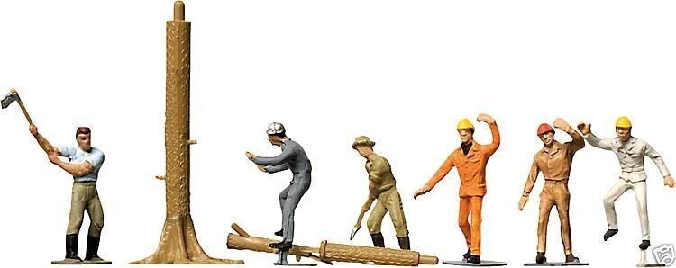 Faller H0 151041 Lumbermen amazing detail