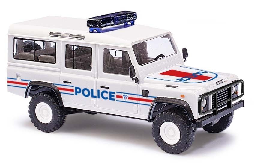 BUSCH 50366 Land Rover Defender de la police nationale Police France 1:87