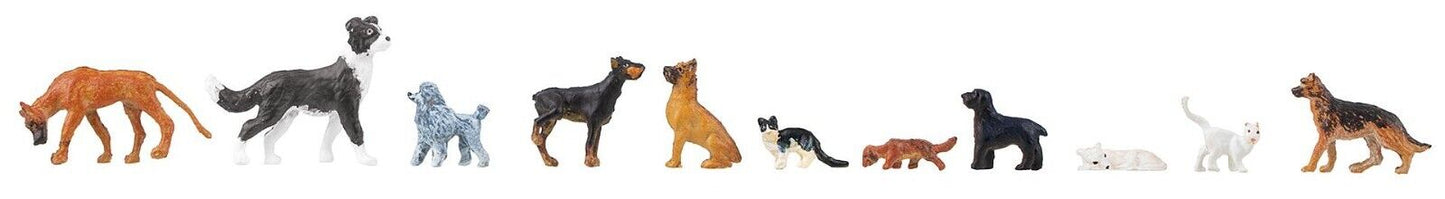 Faller 151902 Dogs and cats AMAZING DETAIL