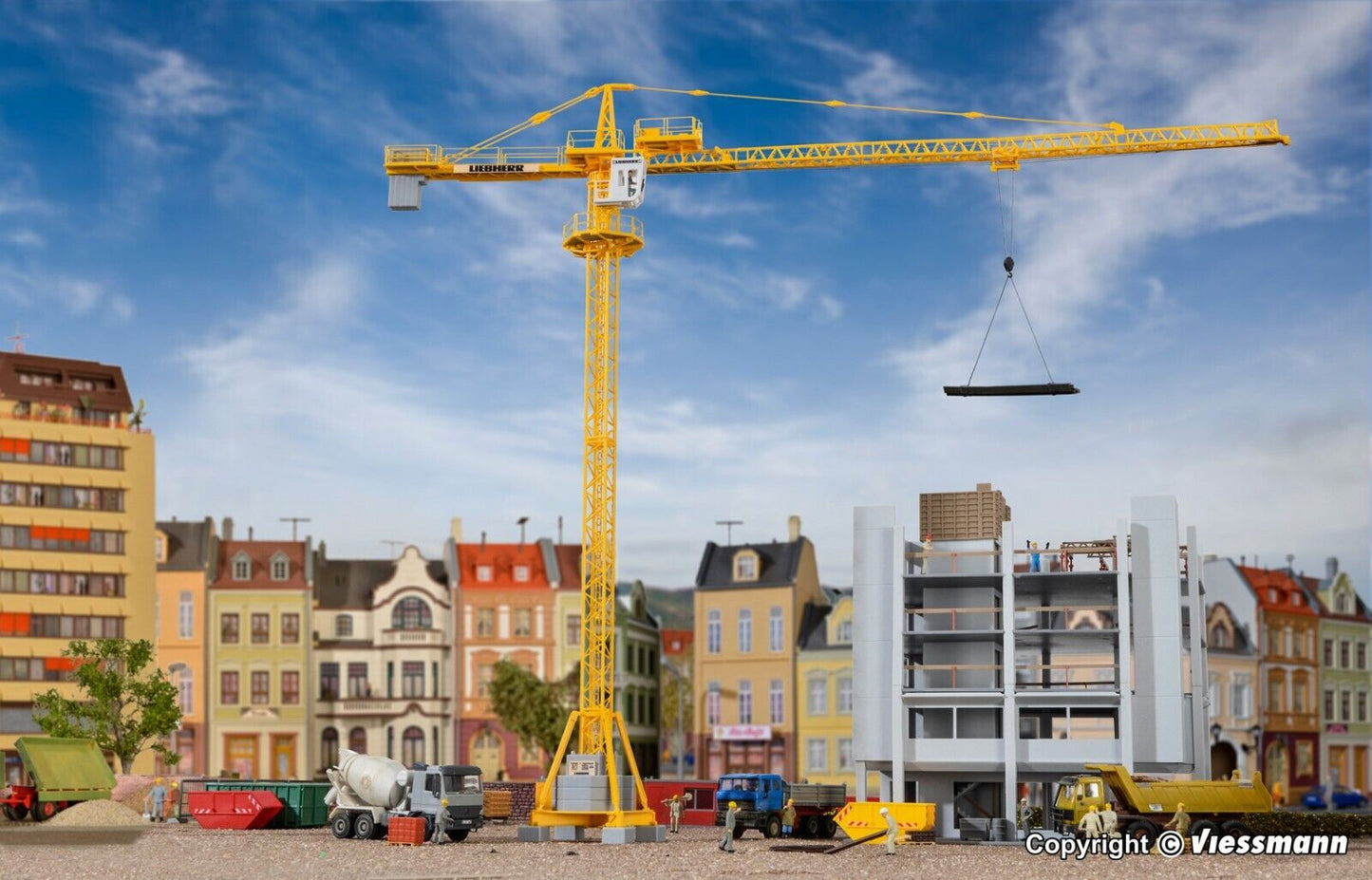 Kibri 10202 H0 LIEBHERR tower crane (HO) 1:87