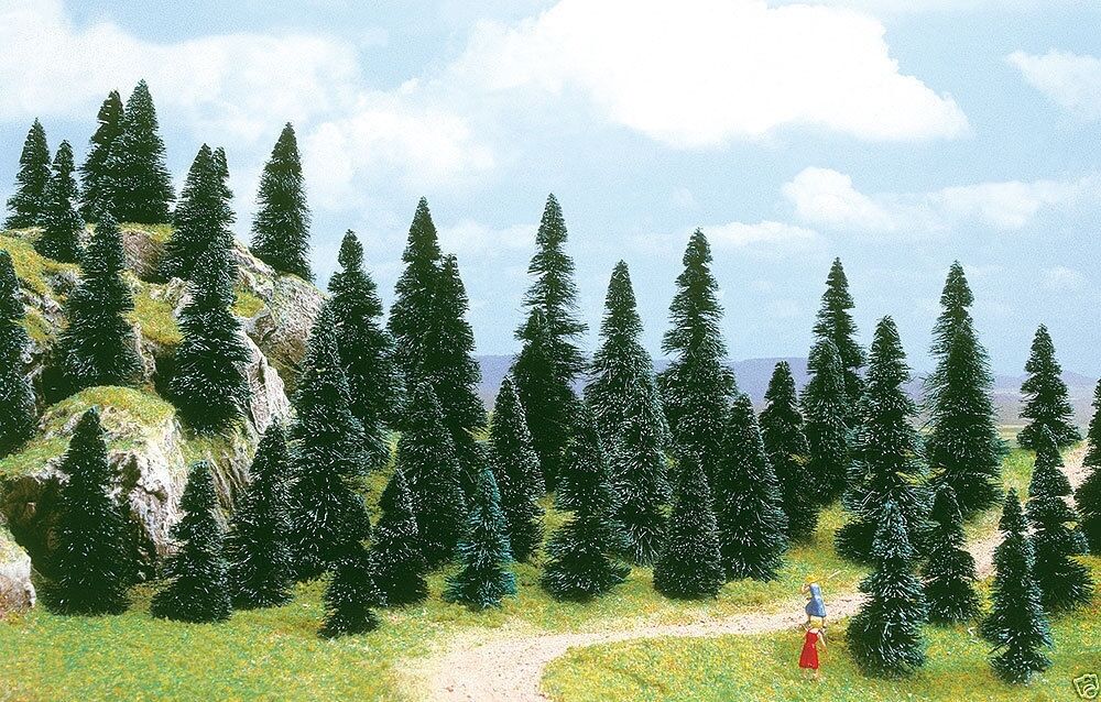 Busch H0 6499 100 pine trees 1:87