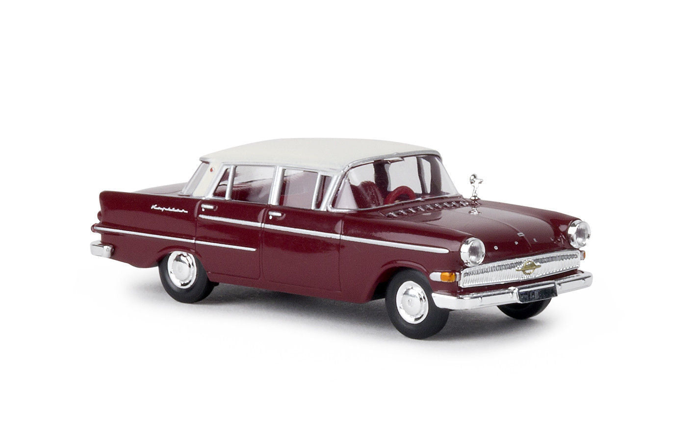 Brekina 20811 Opel Kapitän P 2.6 purpurrot/weiß, TD 1:87