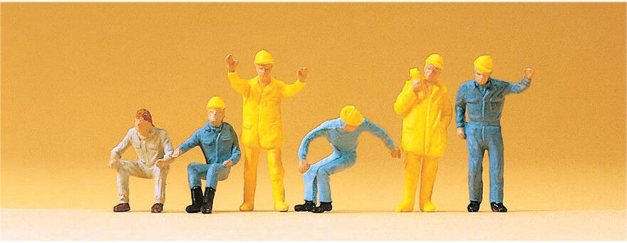 Preiser 14128 Crane personnel HO 1:87 amazing detail