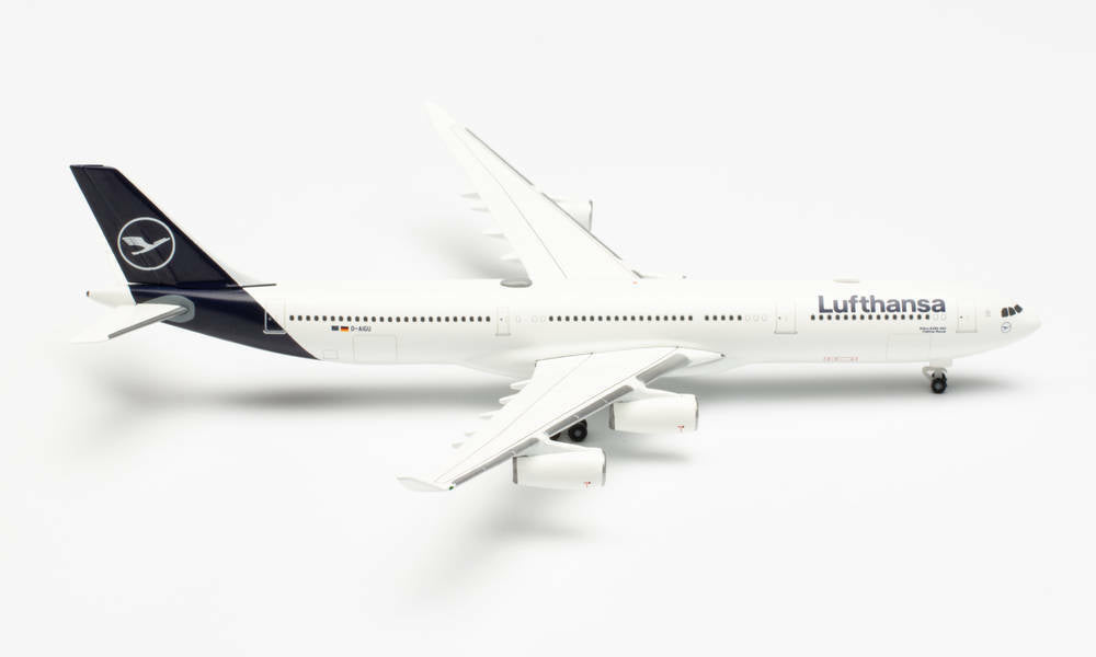 Herpa 535410 LUFTHANSA AIRBUS A340-300 – D-AIGU “CASTROP-RAUXEL” 1:500