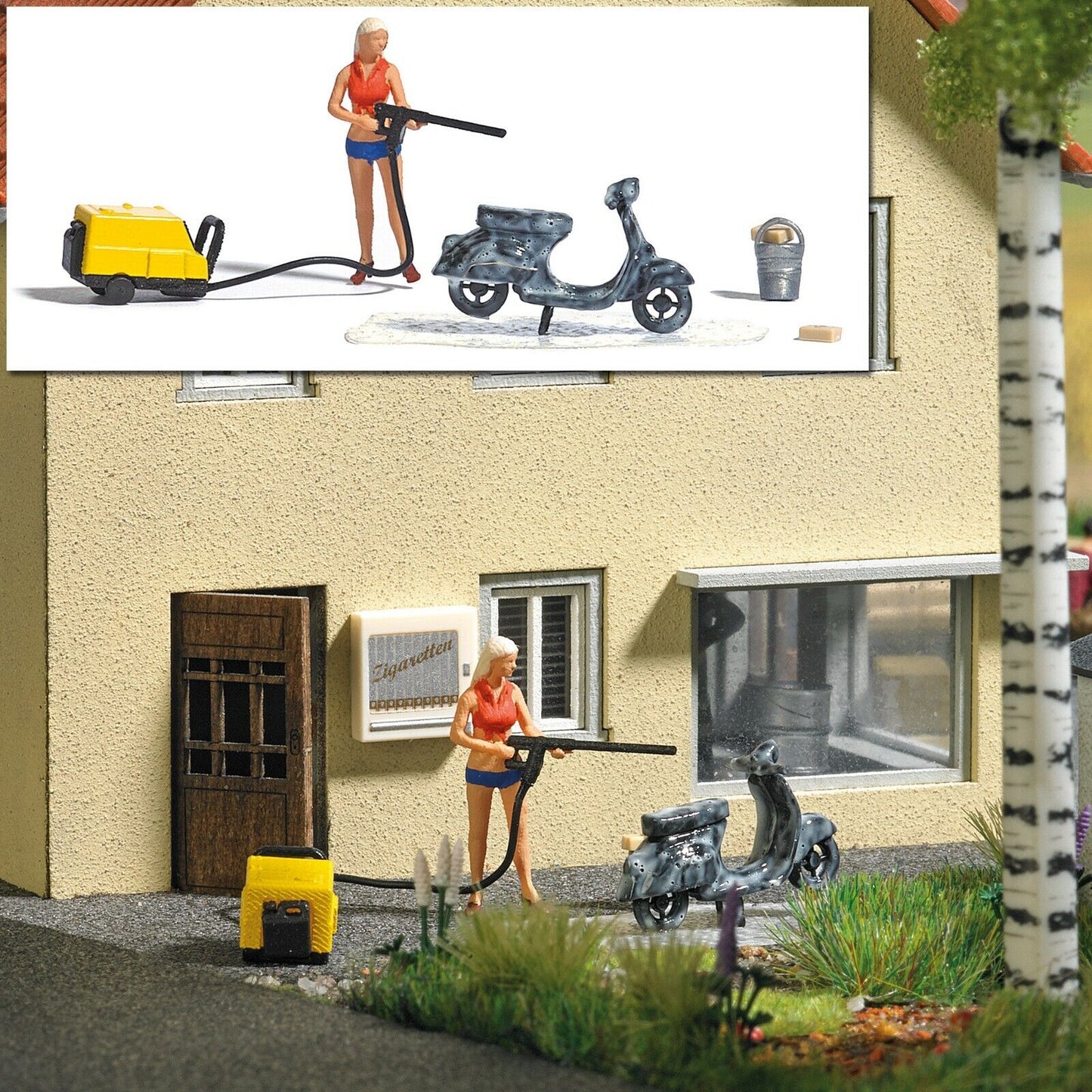 Busch 7833 Scooter Wash 1:87