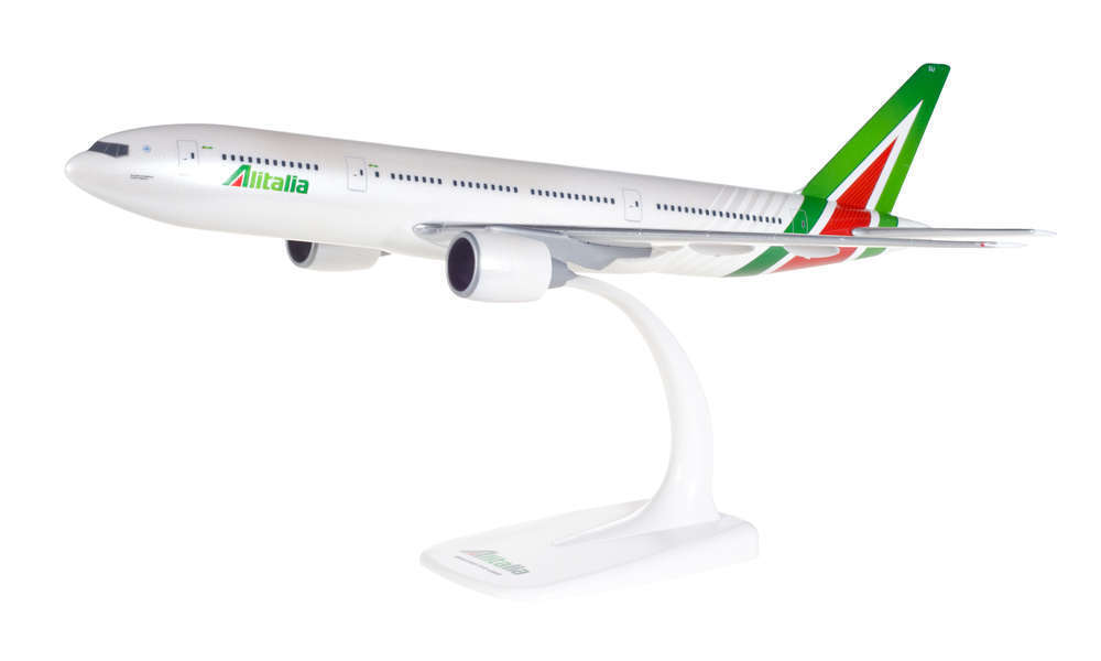 Herpa 610957 ALITALIA BOEING 777-200 NEW 2015 COLORS 1:200
