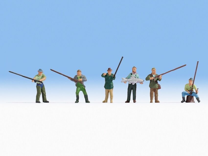 NOCH 15892 fishing figures HO 1/87